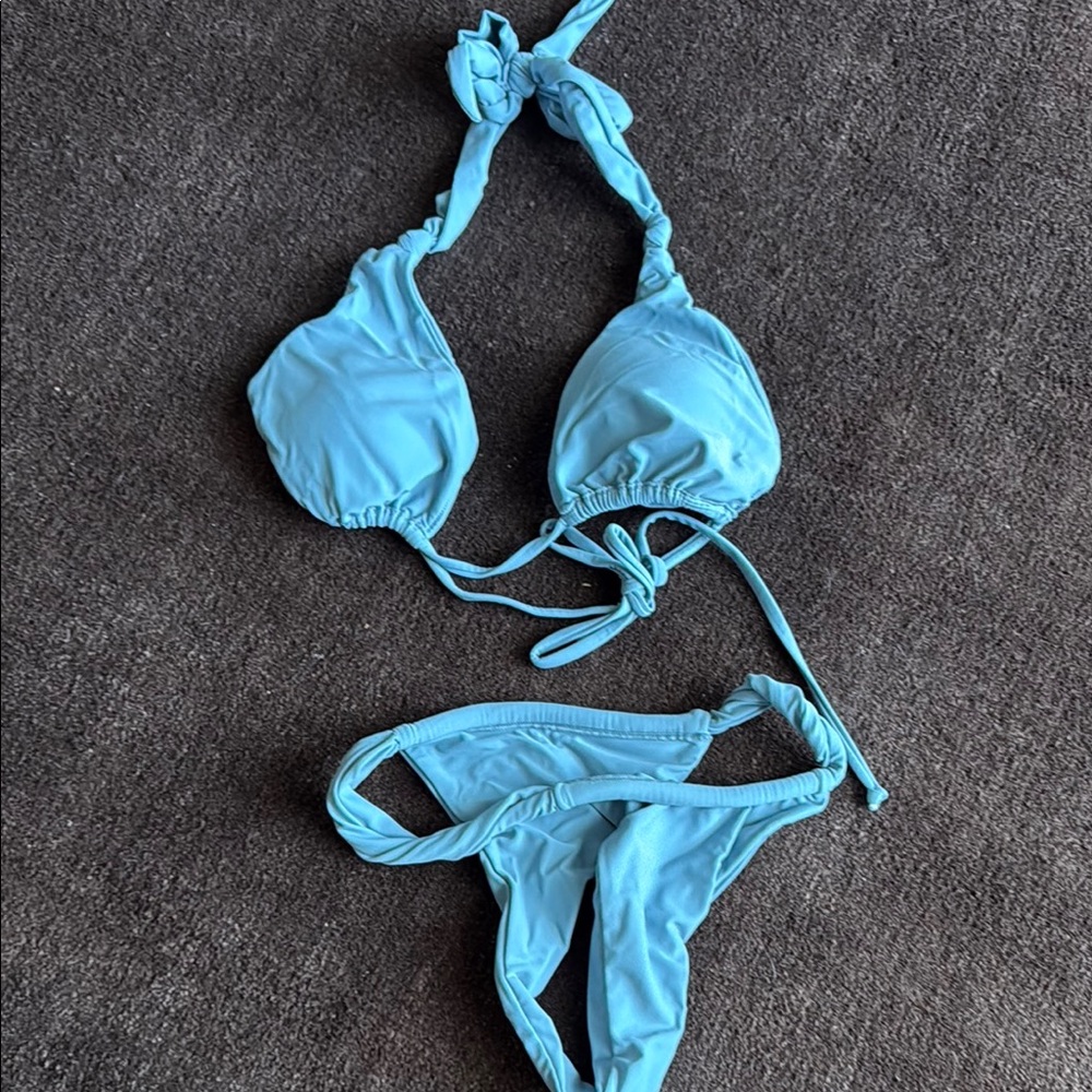 Aqua Blue Bikini Set